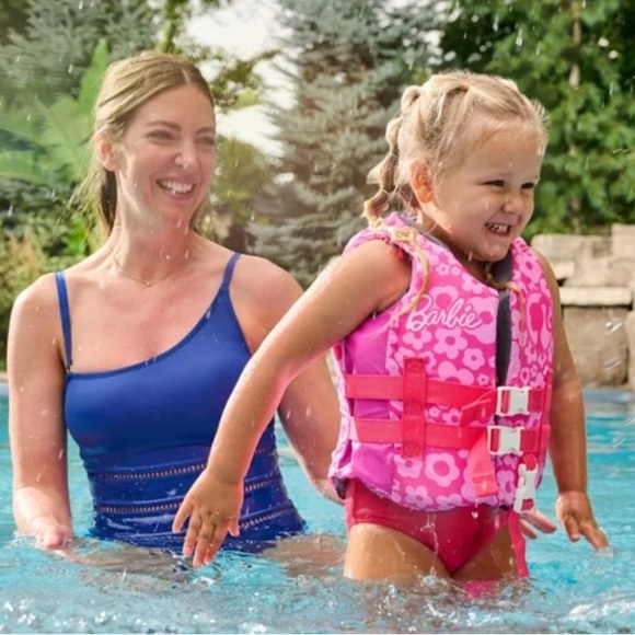 DISNEY Barbie Kids Swim Vest and Swim Trainer (Child 33-55 lbs) - Picture 10 of 10